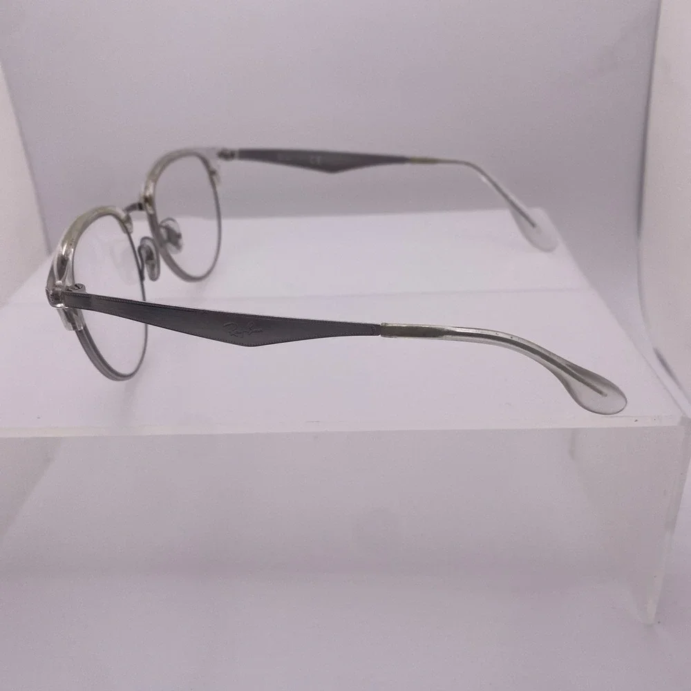Ray-Ban Eyeglasses Women FRAMES ONLY RB 6396 51-19-140 Clear Silver 463